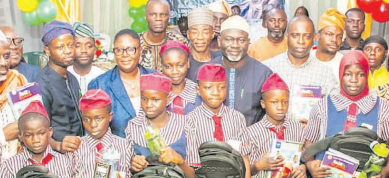 Chairman Launches AKOD Back to School Programme, Distributes Thousands of School Materials to Pupils in Lagos